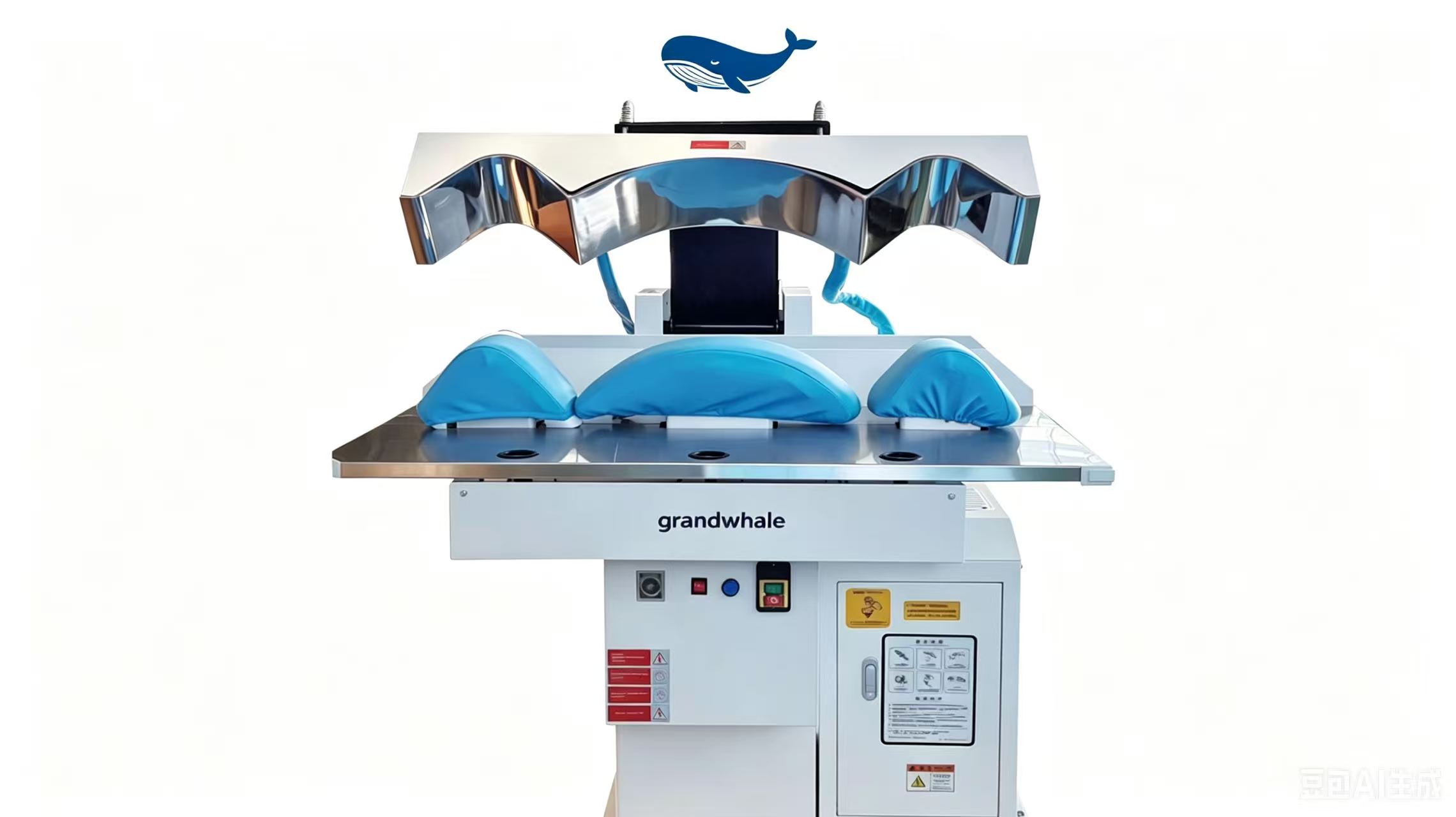 QYC-207B Laundry Collar-Cuff Press with Boiler