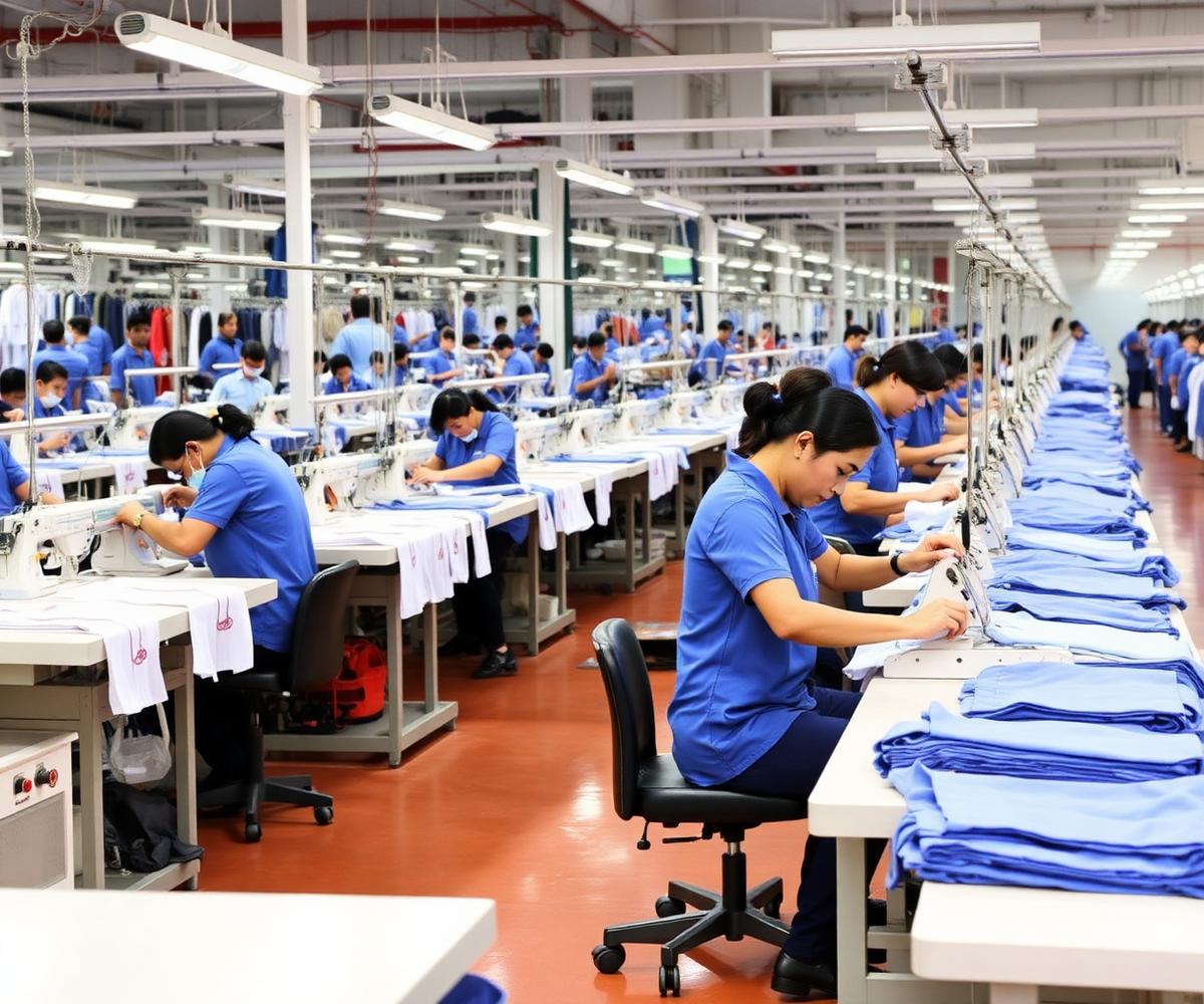 Garment Factory Line
